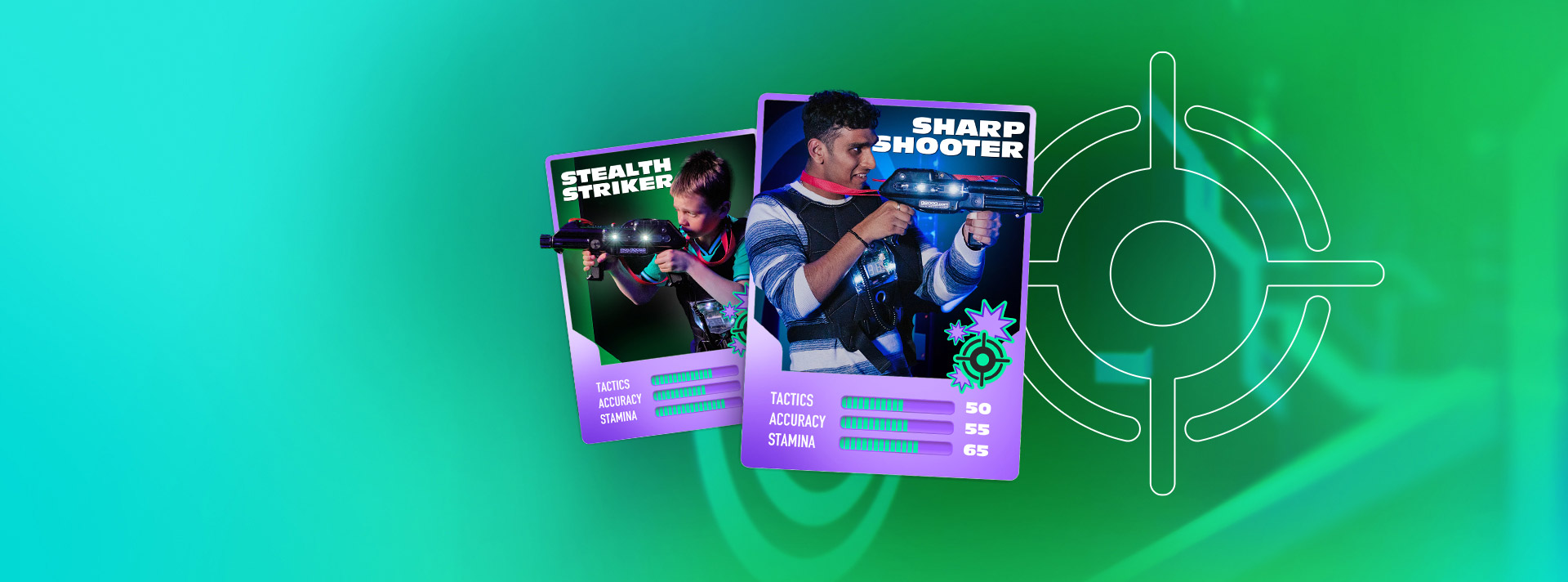 May Deal Laser Tag Landing Page Banner